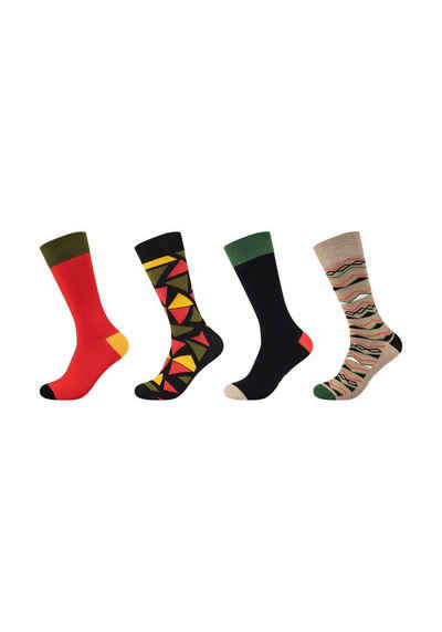 Fun Socks Socken Socken 4er Pack