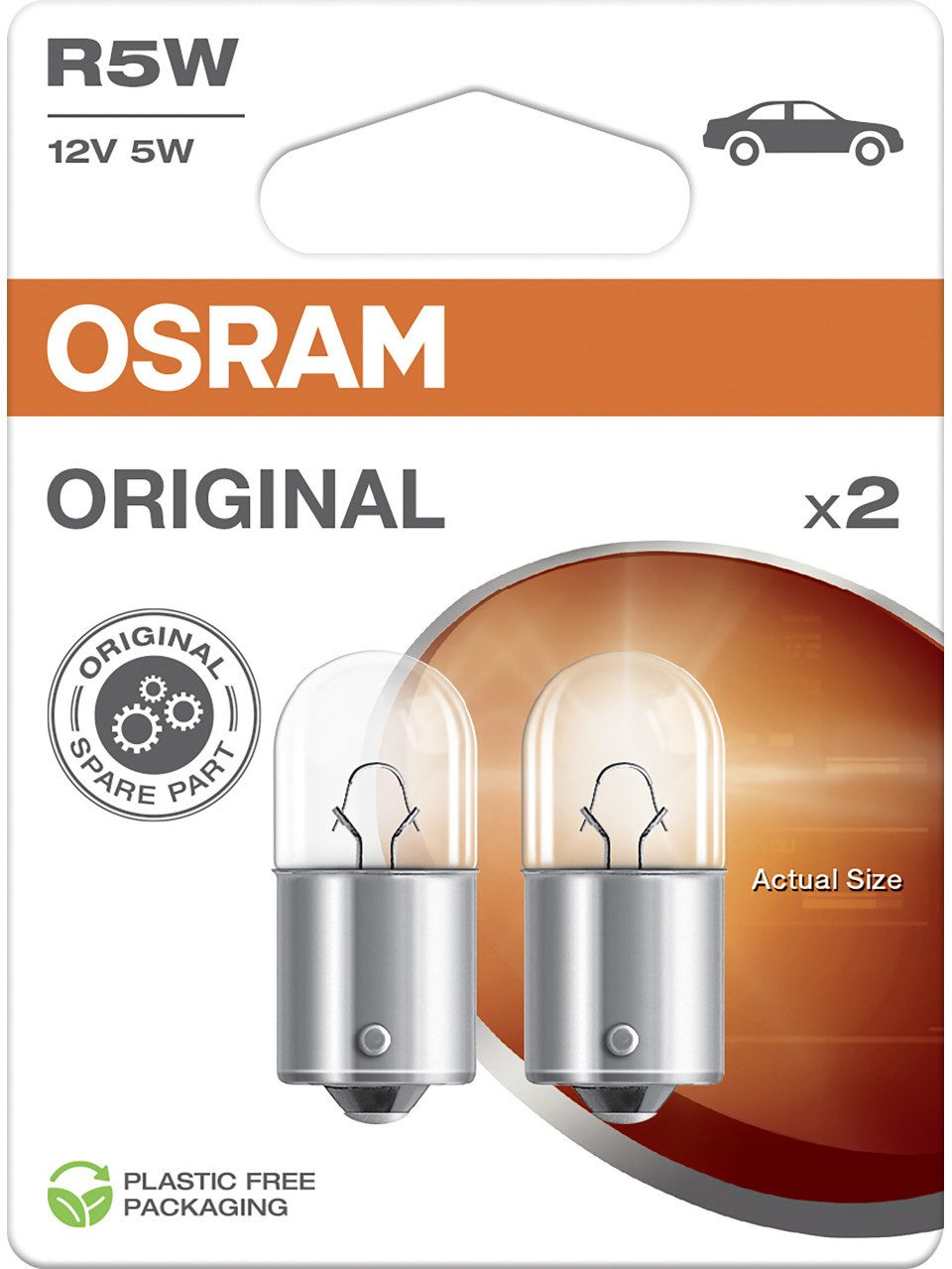 Osram KFZ-Ersatzleuchte Osram Signallampe R5W Original 2.0 2 Stück