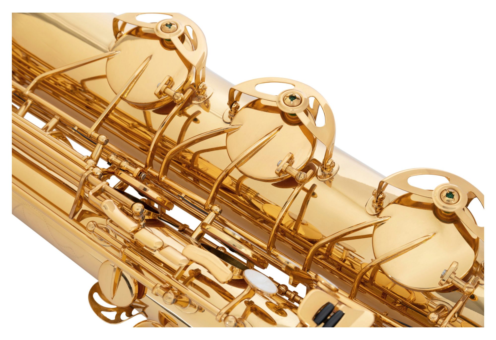 Classic Cantabile Saxophon BS-460 Baritonsaxophon Es-Stimmung mit A-Klappe, Set, 6-St., Set mit Koffer, Mundstück und Gurt, Es-Stimmung mit A-Klappe