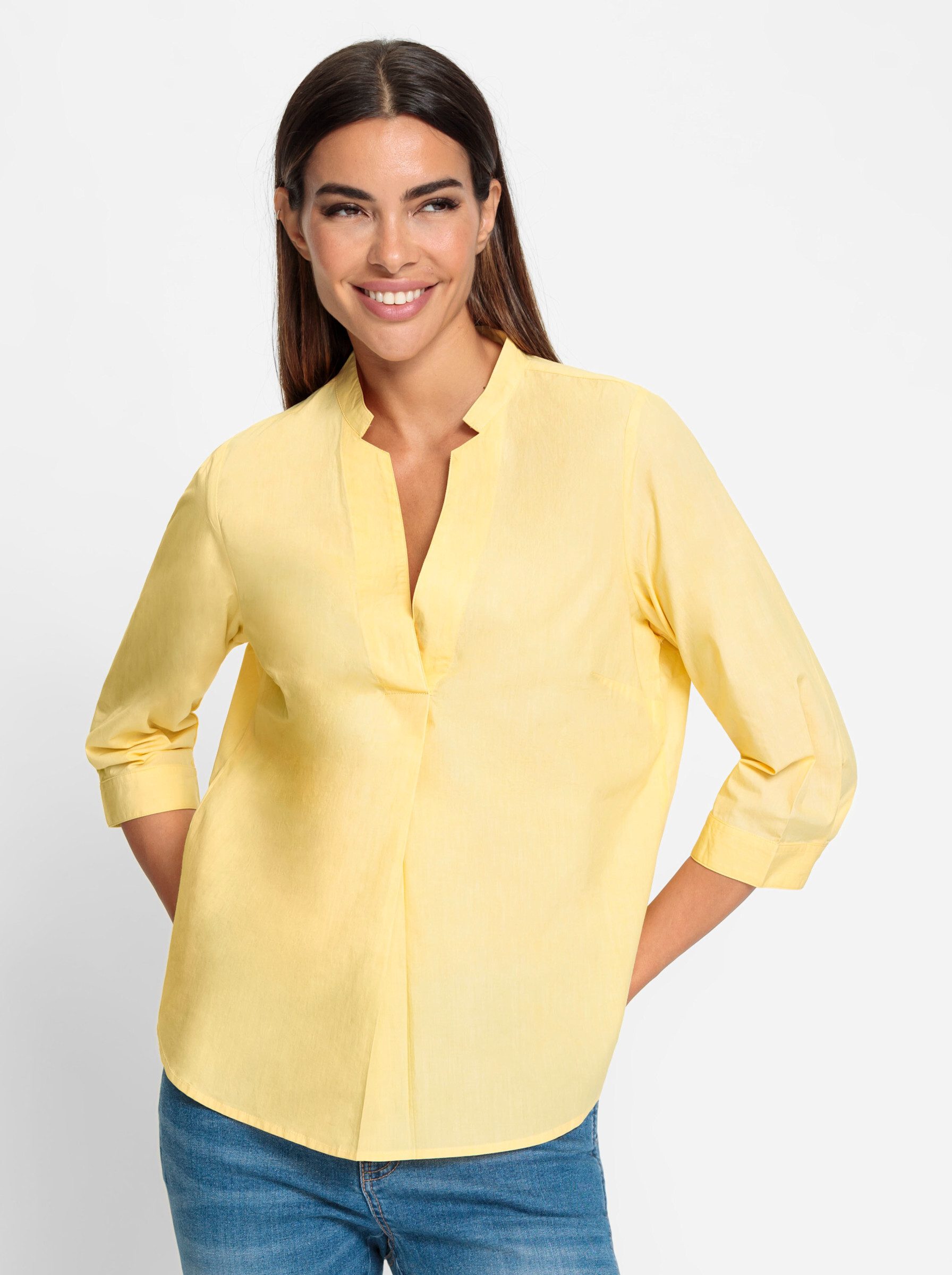 Klassische Bluse Baumwollbluse
