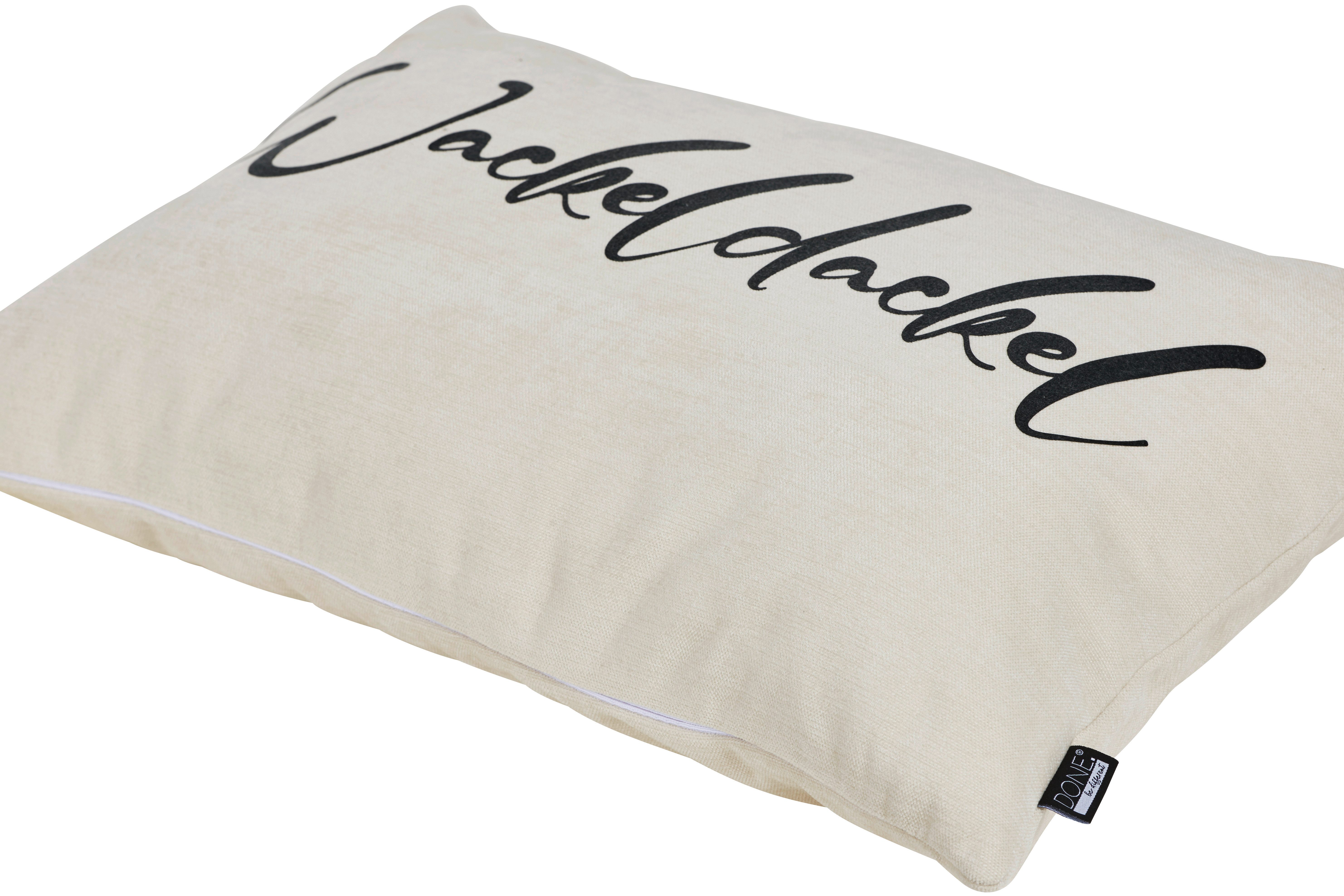 done.® Dekokissen WACKELDACKEL, Extra weiche Haptik