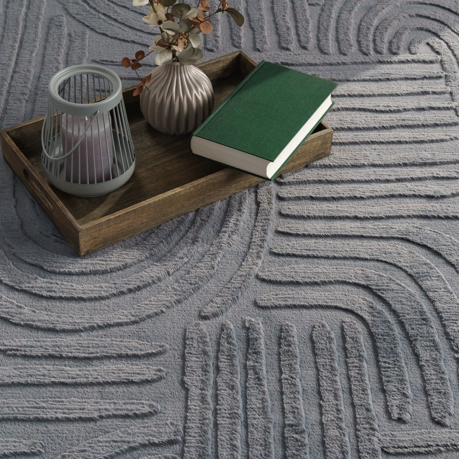 KADIMA DESIGN Teppich waschbar Unifarben Struktur günstig online kaufen