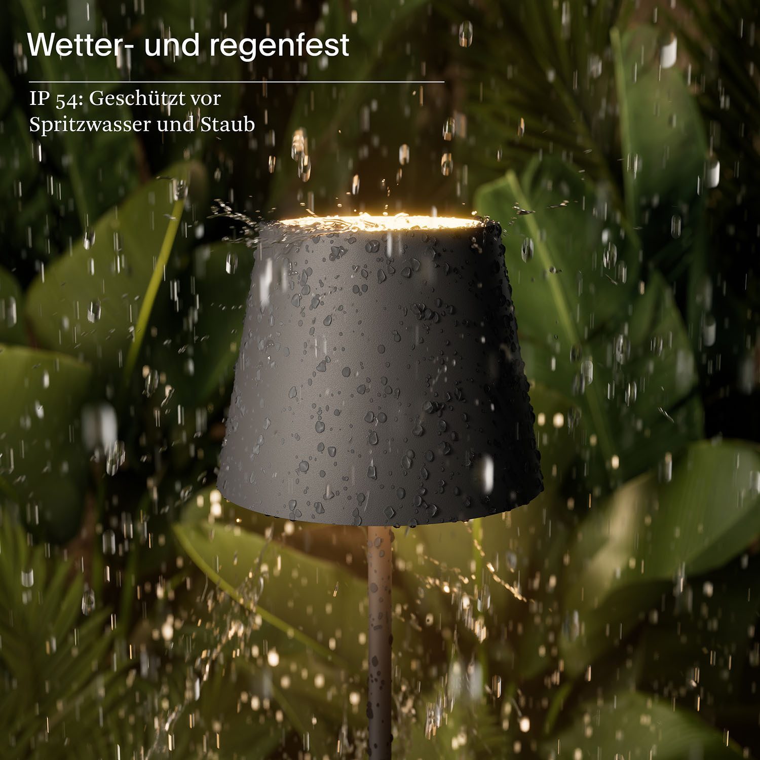 SIGOR LED Tischleuchte 2x Nuindie USB-C 380mm graphitgrau, Dimmbar, LED fest integriert, Warmweiß