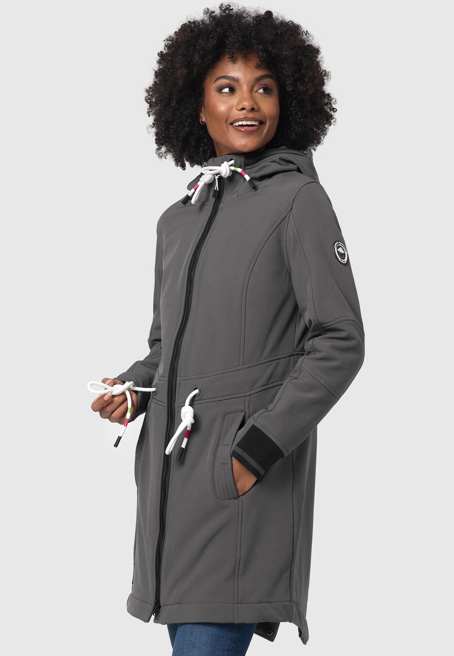Marikoo Softshelljacke Mount Furnica mit hochschließendem Kragen – Bild 5 von 5