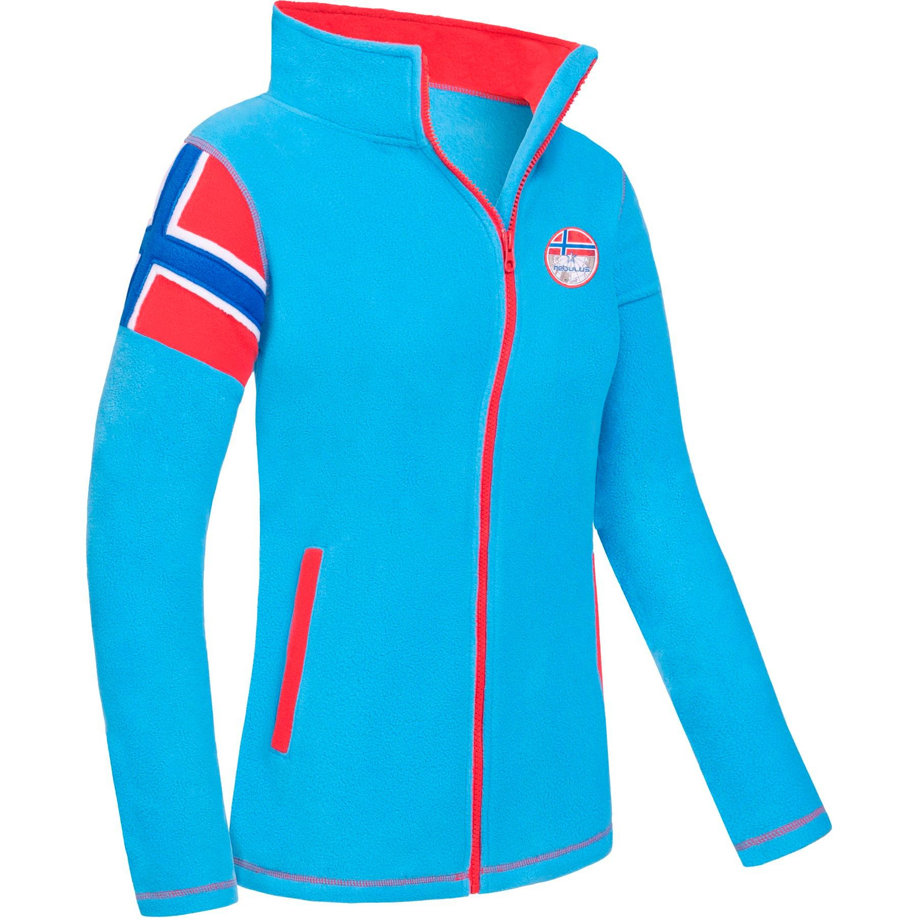Nebulus Fleecejacke REAL, P6723 - Damen, malibu-rot, XL/42 günstig online kaufen