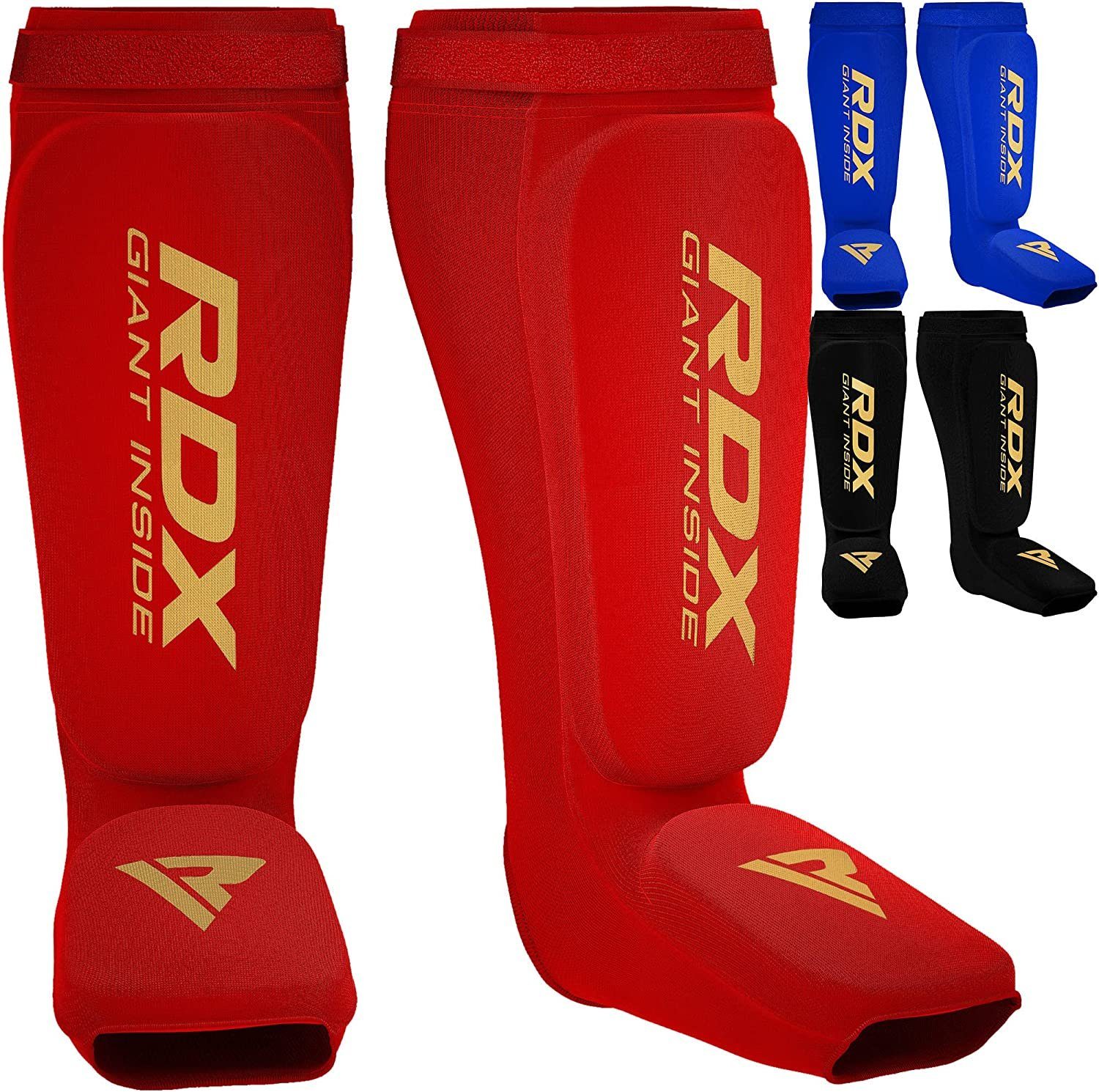 RDX Sports Schienbeinschutz RDX Schienbeinschoner Muay Thai Bein Spann Protector Kampfsport Pads