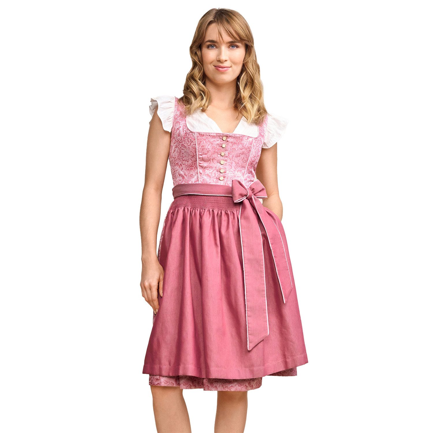Dirndl Krüger MADL Dirndl 'Joulie' 418169, Rose 60cm