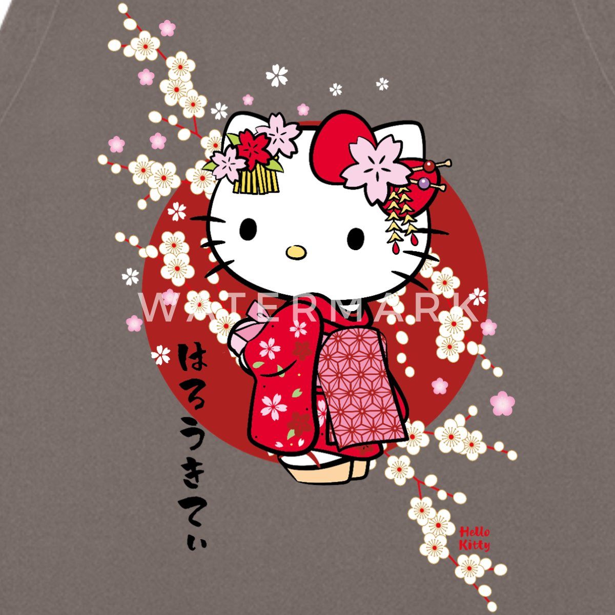 Spreadshirt Kochschürze Hello Kitty Japan Kimono günstig online kaufen