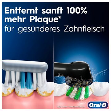 Oral-B Elektrische Zahnbürste Pro 3 3500, Aufsteckbürsten: 2 St., 3 Putzmodi