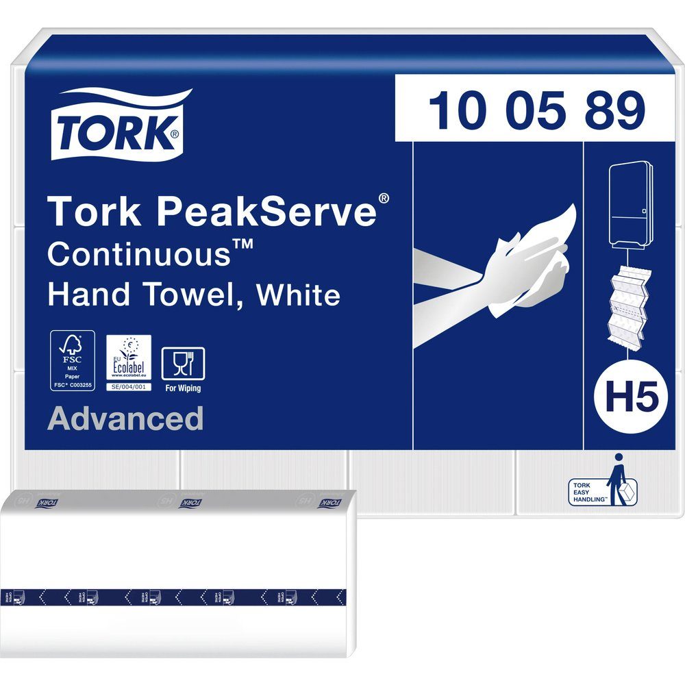 Papierhandtuch TORK 100589 Papierhandtücher (L x B) 22.5 cm x 20.1 cm 1 Set