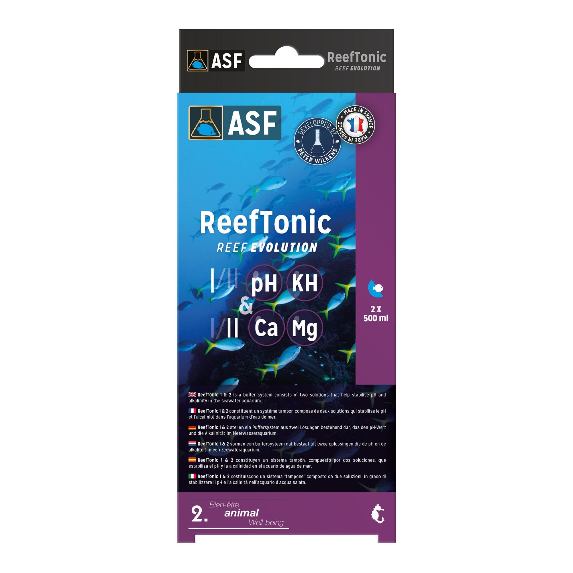 Aquarium Systems Aquariumpflege REEF EVOLUTION Reef Tonic I & II 2x 500 ml