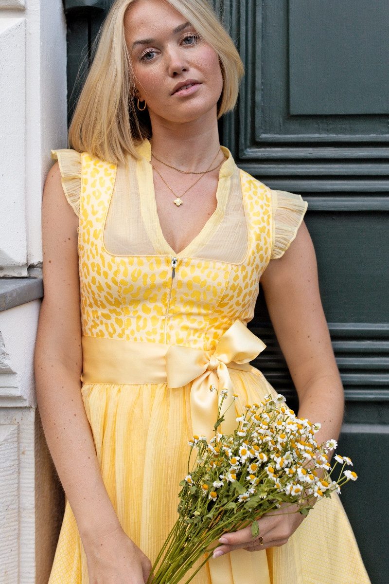 Dirndl Midi Leo Dirndl 2tlg. - INSINGEN - zitrone