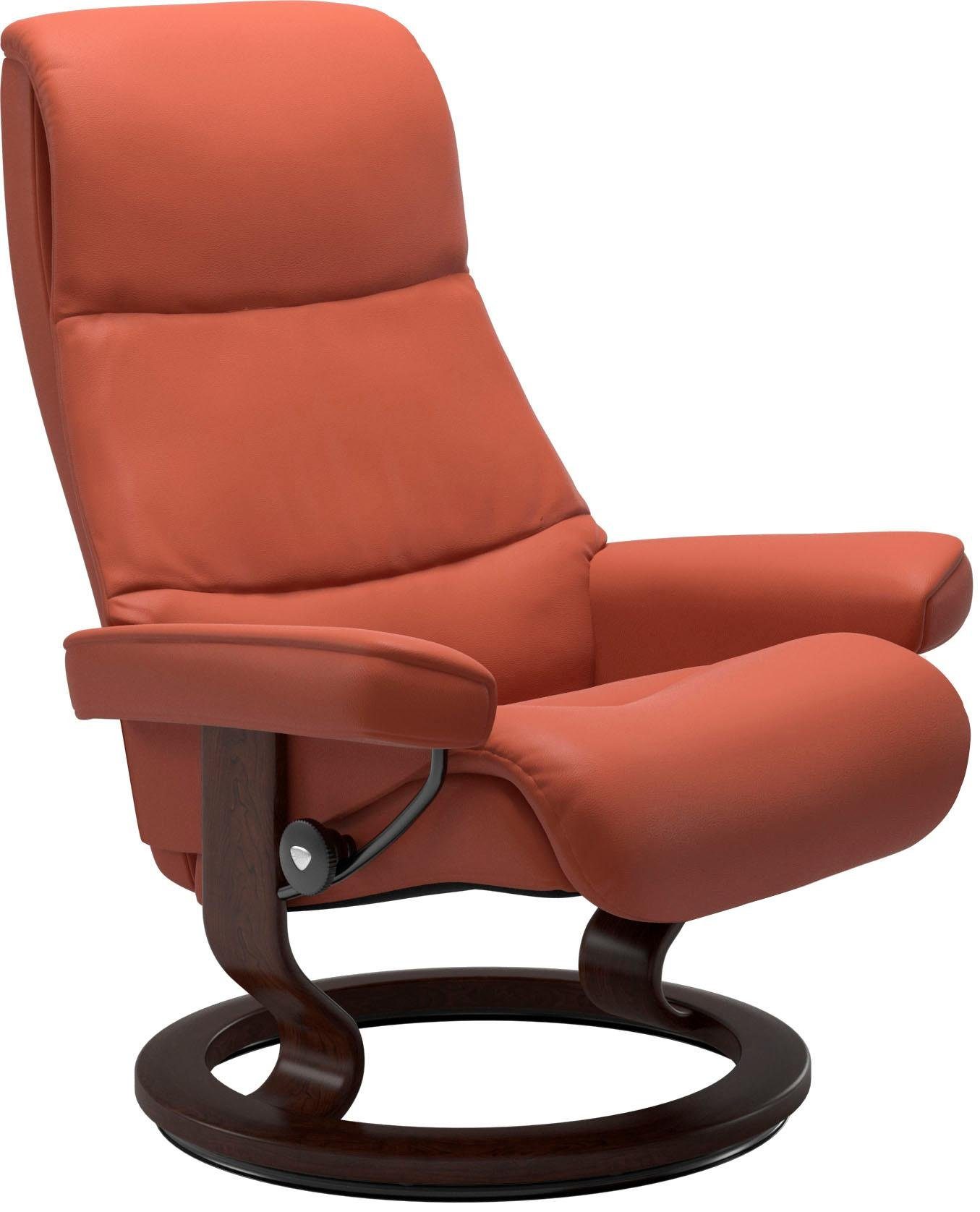 Stressless® Classic Base, Gestell Größe mit Relaxsessel View, L, Braun