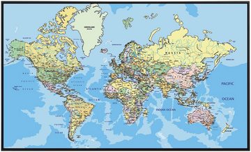 Papermoon Infrarotheizung Weltkarte, sehr angenehme Strahlungswärme