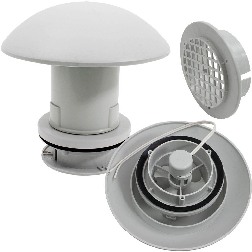 Comet Dachfenster 12 Volt Dachlüfter Pilzlüfter Lüfter Ventilator Wohnmobil Caravan Boot