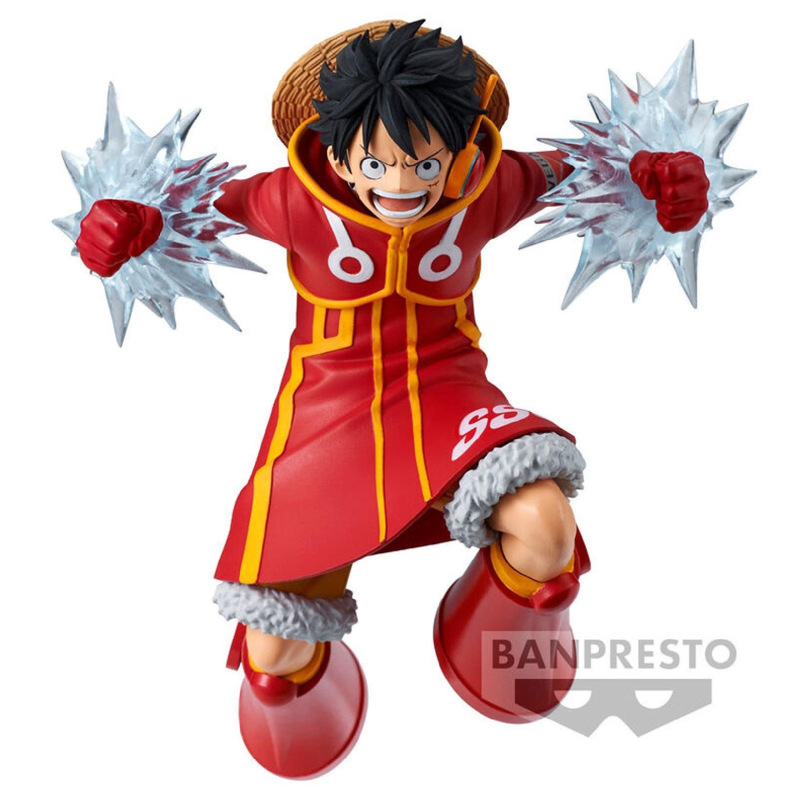 Banpresto Sammelfigur One Piece Monkey D Luffy Battle Record Figur 14cm