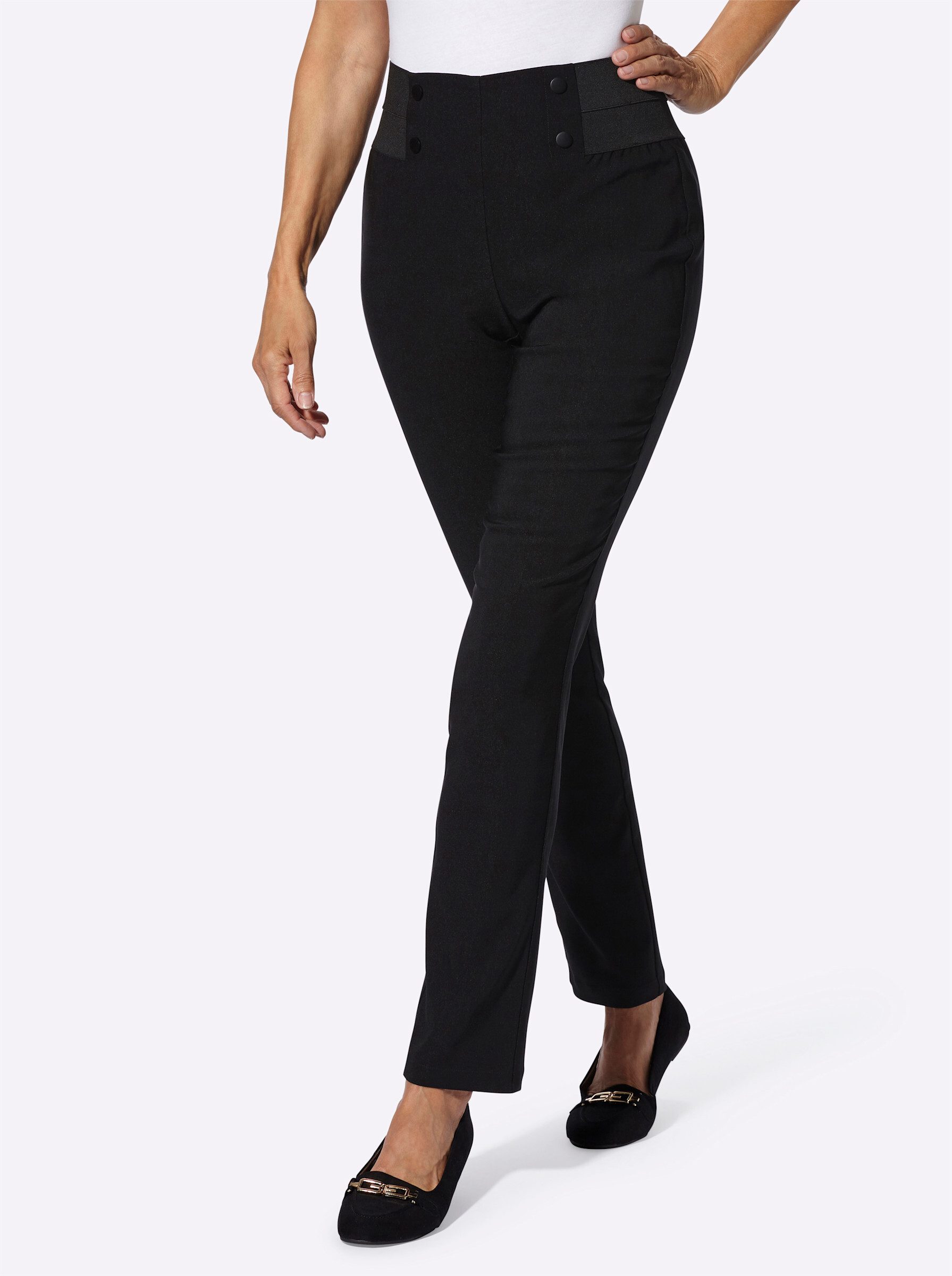 Sieh an! Jerseyhose Schlupfhose Innenbeinlänge ca. günstig online kaufen