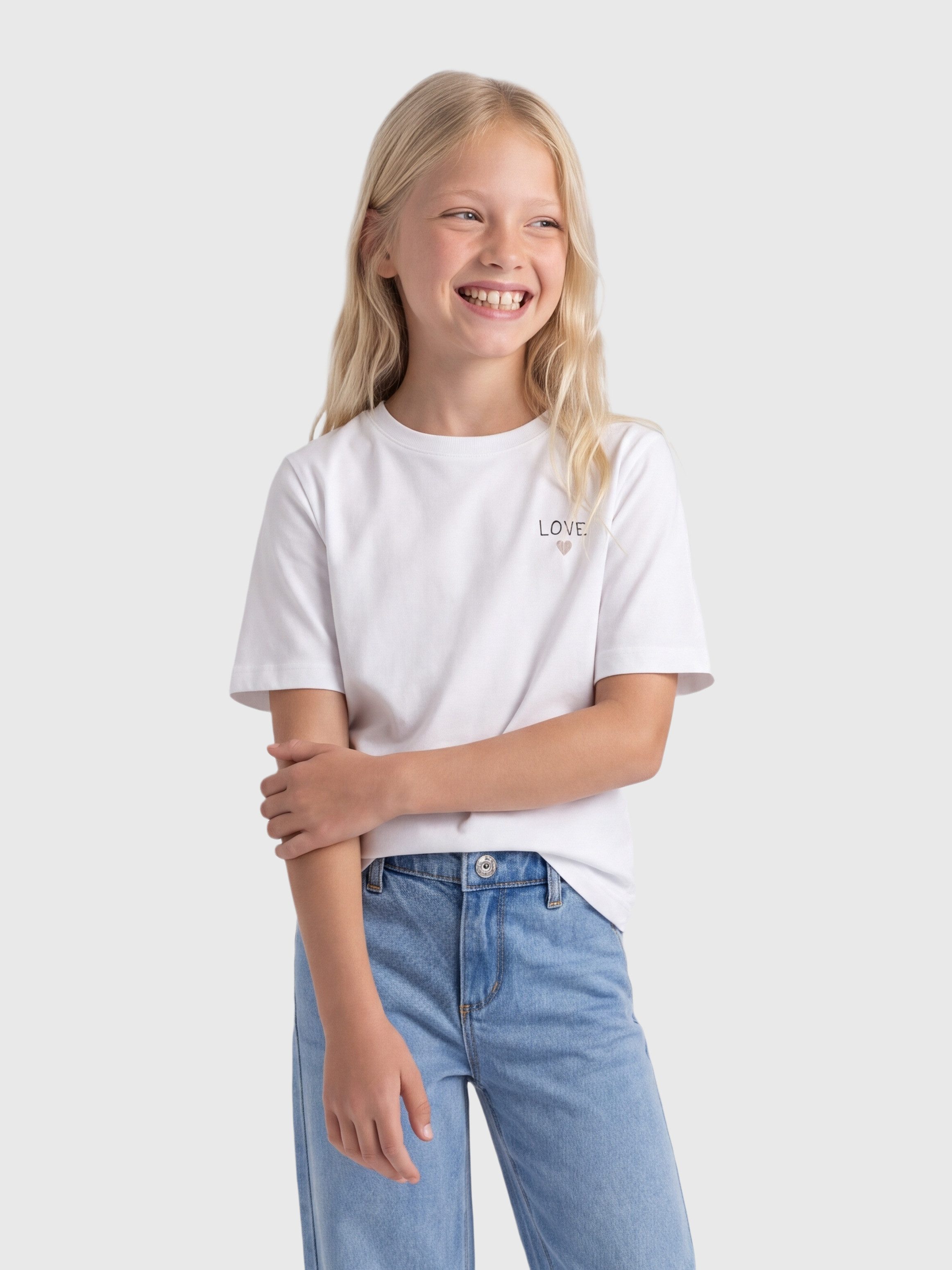 KIDS ONLY T-Shirt KOGREX FLOWER S/S TOP JRS 2-PACK (Packung, 2-tlg) mit süßen Brustmotiven – Bild 2 von 5