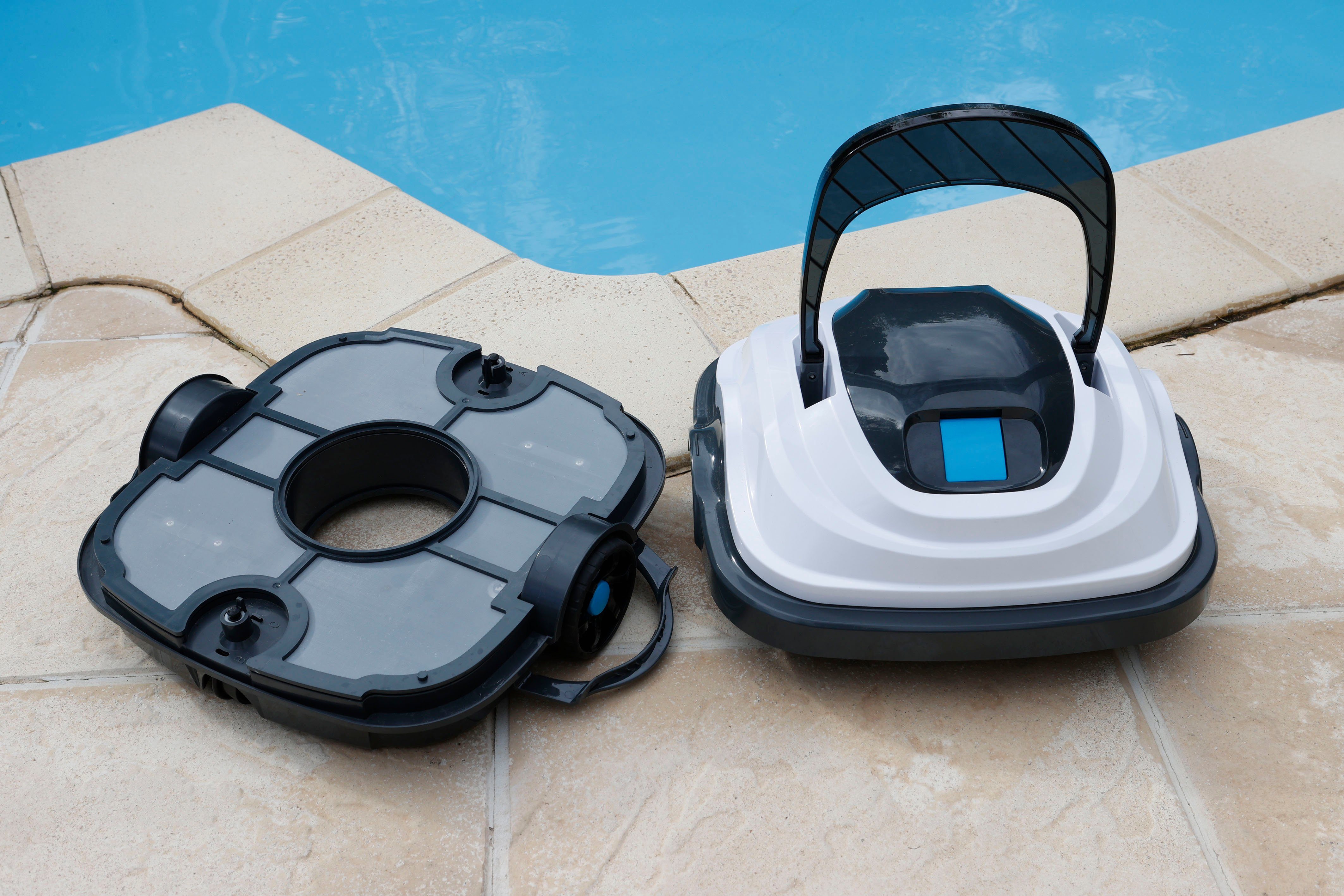 Ubbink Poolroboter Robotclean Accu XS, akkubetrieben, für Reinigung des Poolbodens