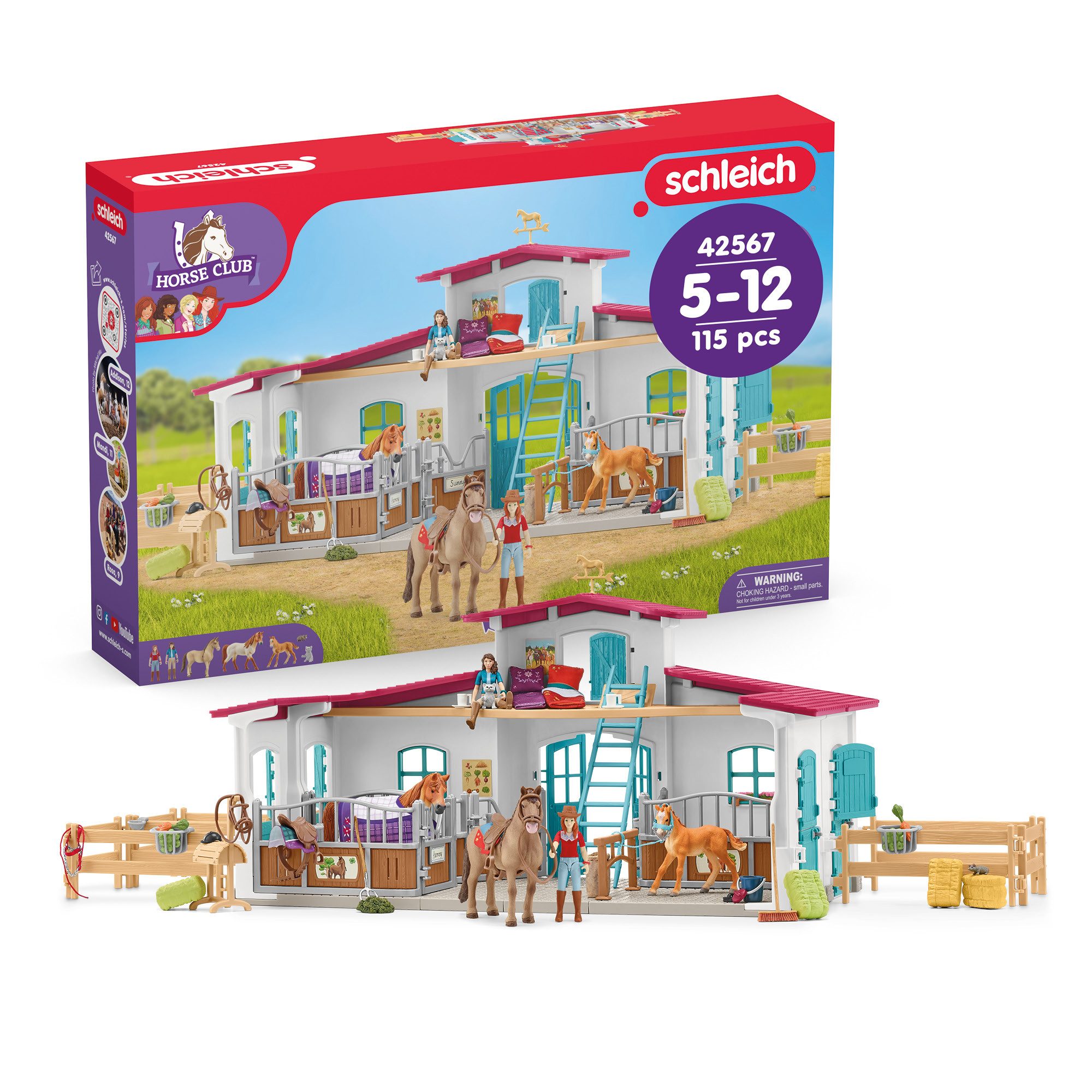 Schleich® Spielwelt HORSE CLUB, Reiterhof (42567)
