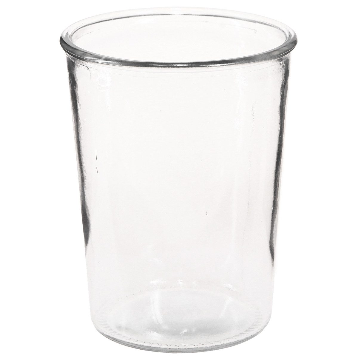 Florists Products Tischvase Glasvase Konisch Transparent Deko Ø12cm H15,5cm 2er-Set, 2 Stück