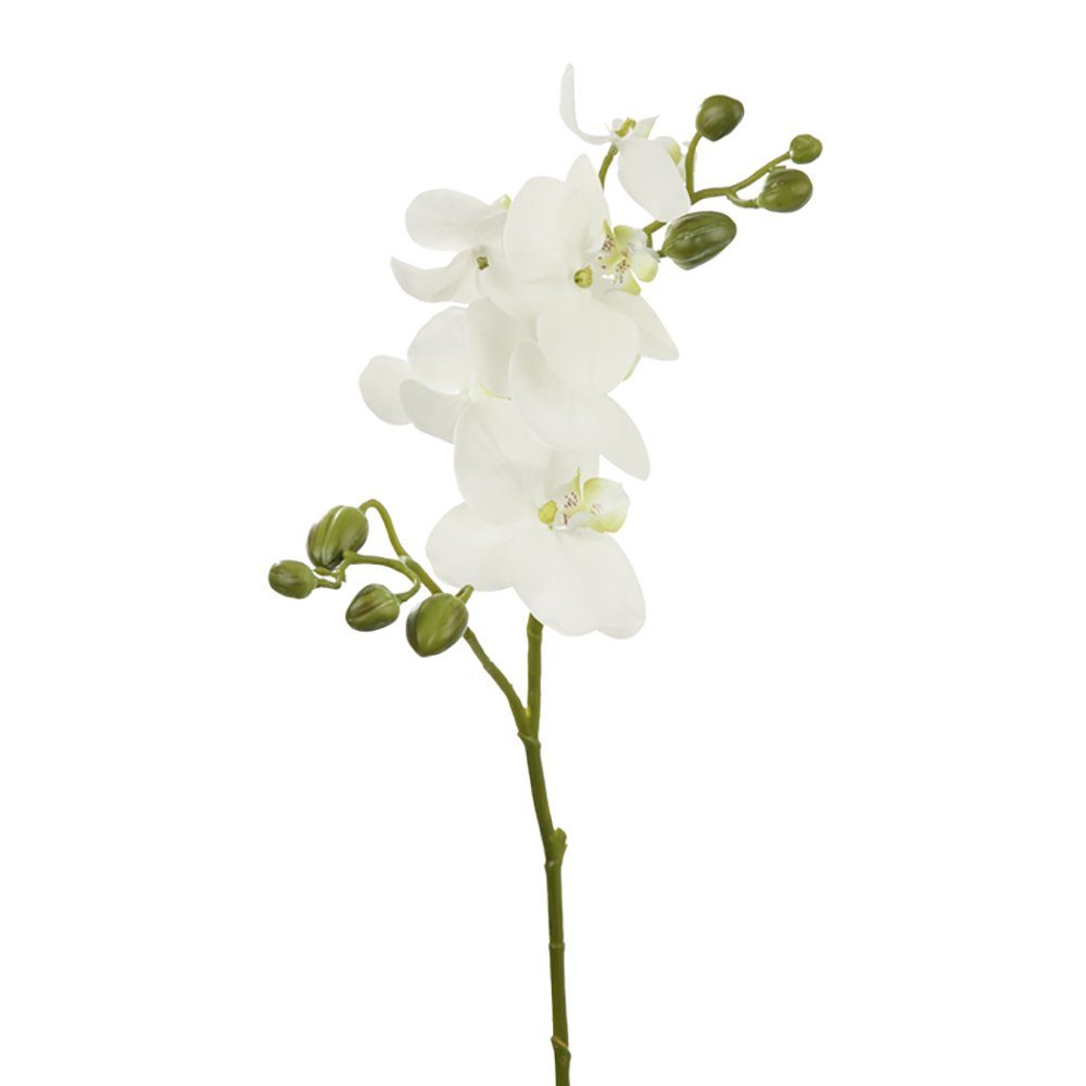 Kunstpflanze FINK Kunstblume Orchidee 0cm, H. - weiß - Fink