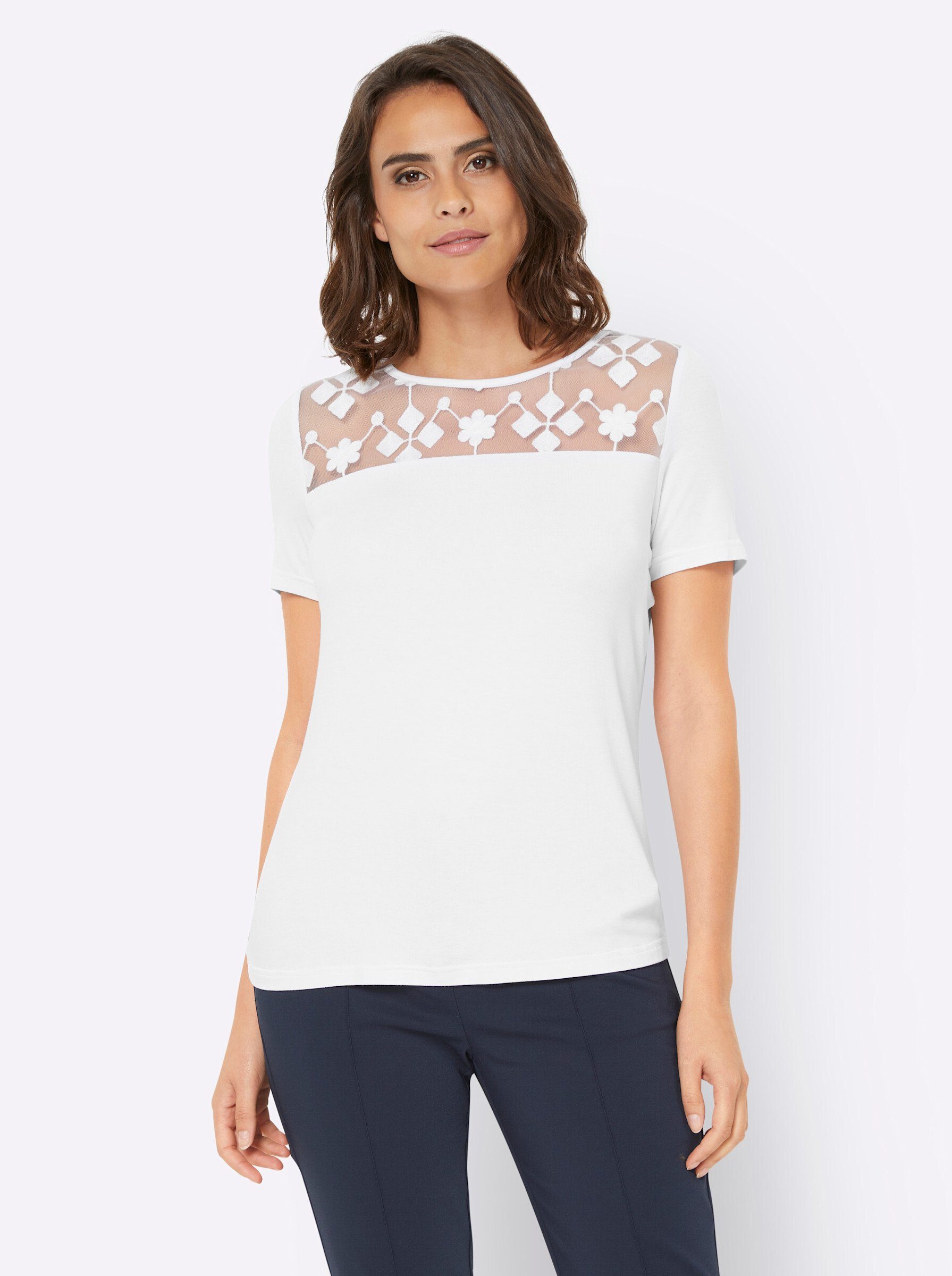 Ashley Brooke by heine heine T-Shirt weiß