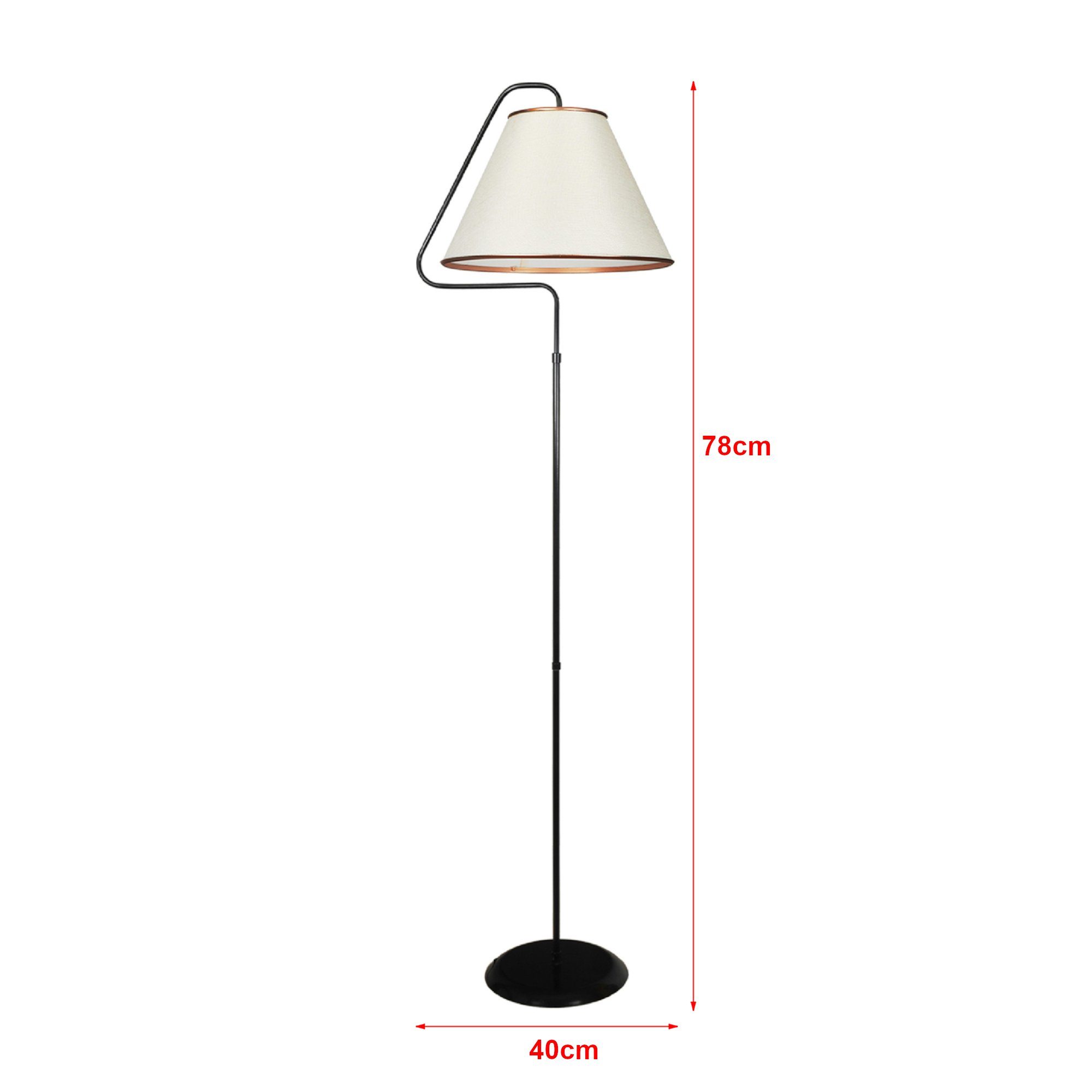 lux.pro Stehlampe, ohne Leuchtmittel, »Masham« Stehleuchte günstig online kaufen