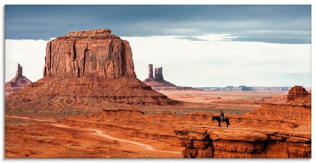 Artland Glasbild »Colorado - Utah Monument Valley«, Amerika (1 Stück)-Otto