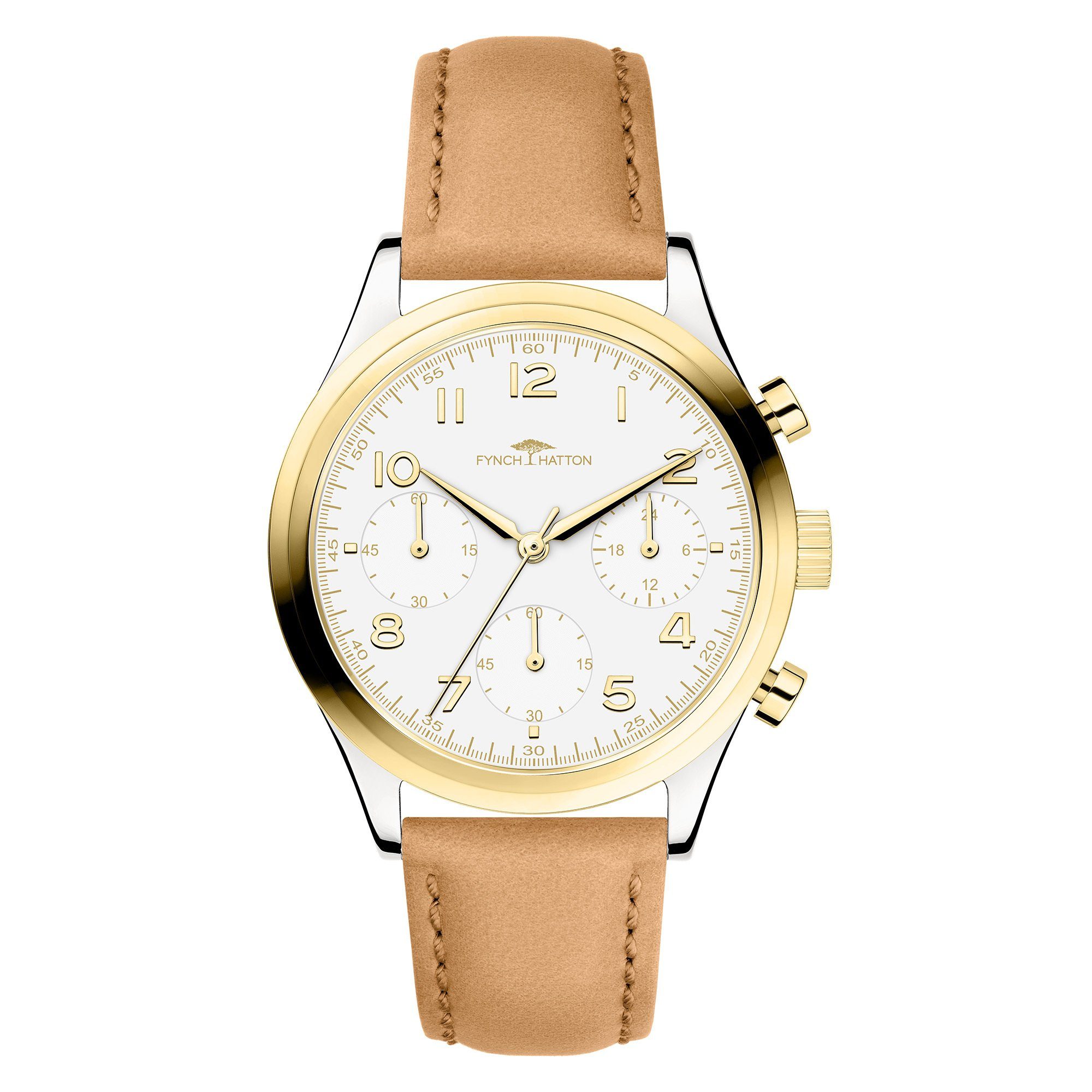 FYNCH-HATTON Chronograph Armbanduhr braun