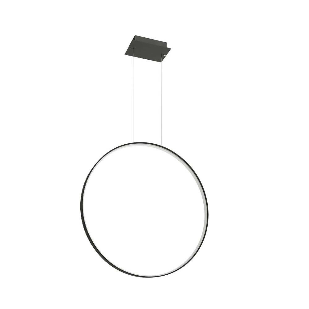 Hängeleuchte Ring LED Pendellampe Warmweiß, Wohnzimmerlampe etc-shop LED-Leuchtmittel verbaut, LED Pendelleuchte, fest Designleuchte