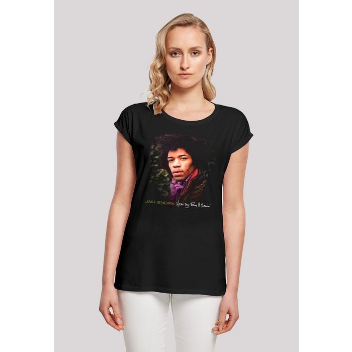 F4NT4STIC T-Shirt Jimi Hendrix Train A' Comin