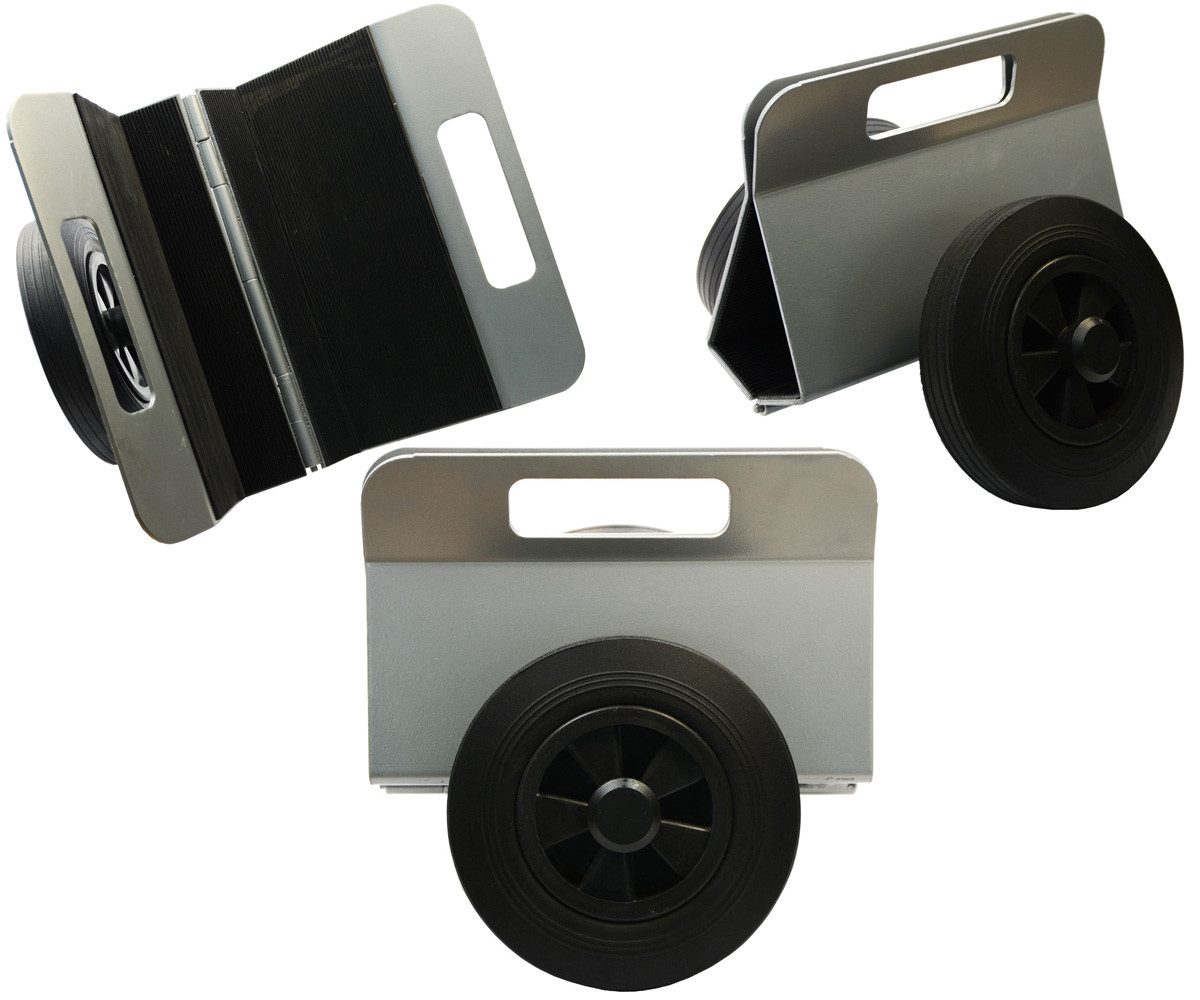 BS Rollen GmbH Transportroller Plattenwagen – Helfer für Transport schwerer Platten, Türen, Fenster, (1-St), Gummibelag