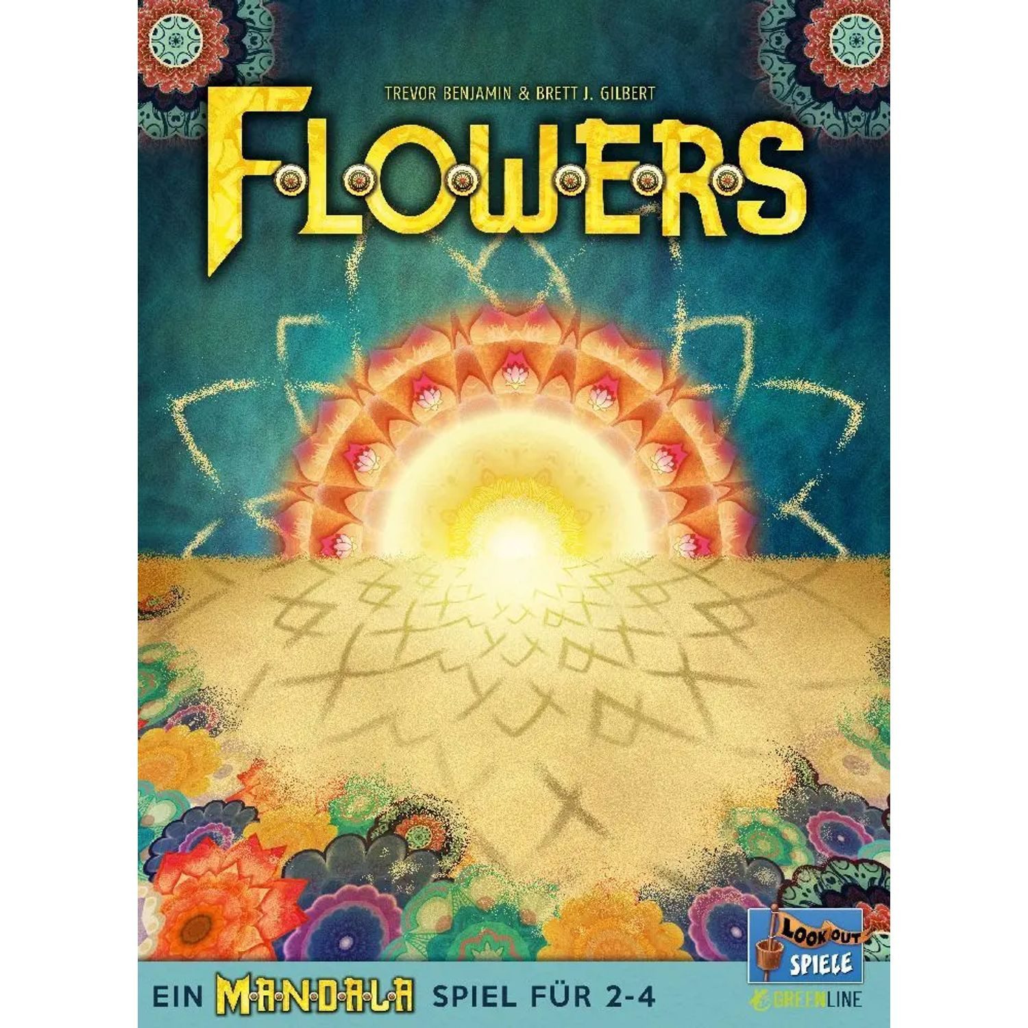 Asmodee Spiel Flowers: Ein Mandala Spiel