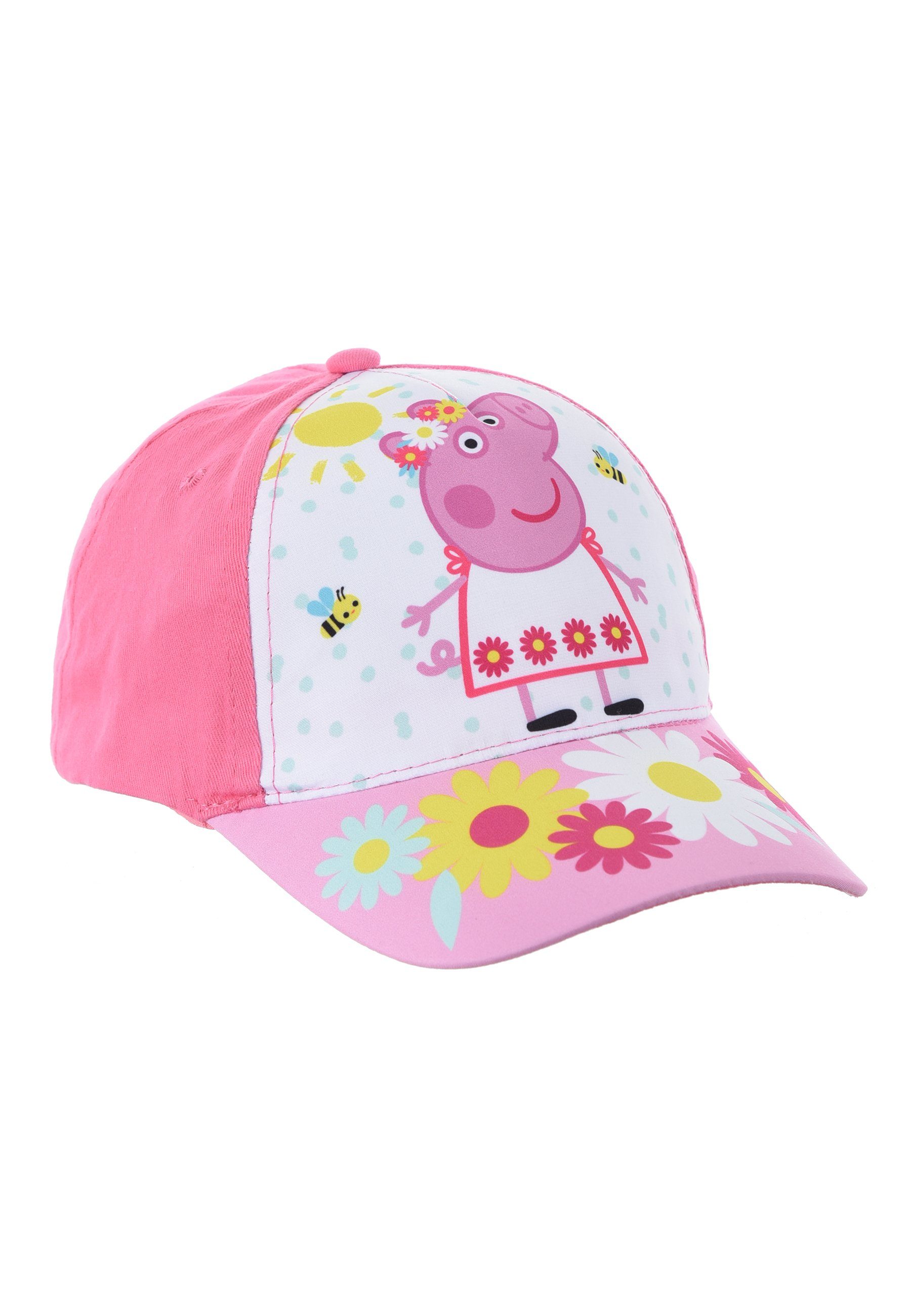 Peppa Kappe Baseball Cap Mütze Pink Pig Peppa Wutz