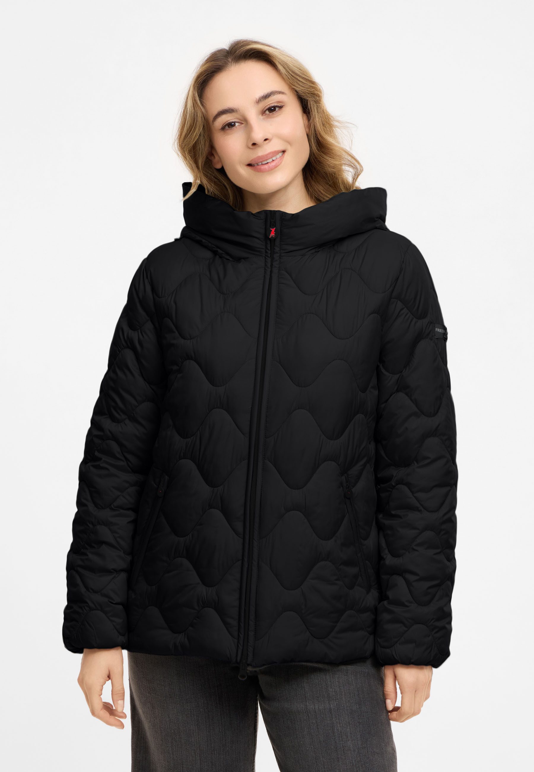 Frieda & Freddies Winterjacke Frieda & Freddies Steppjacke mit Wellensteppung