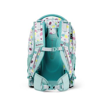 Satch Schulranzen Schulrucksack-Set PACK Dreamy Mosaic 2-teilig (2-teilig), Laptop-Fach, Your-Size-System, Schulranzen