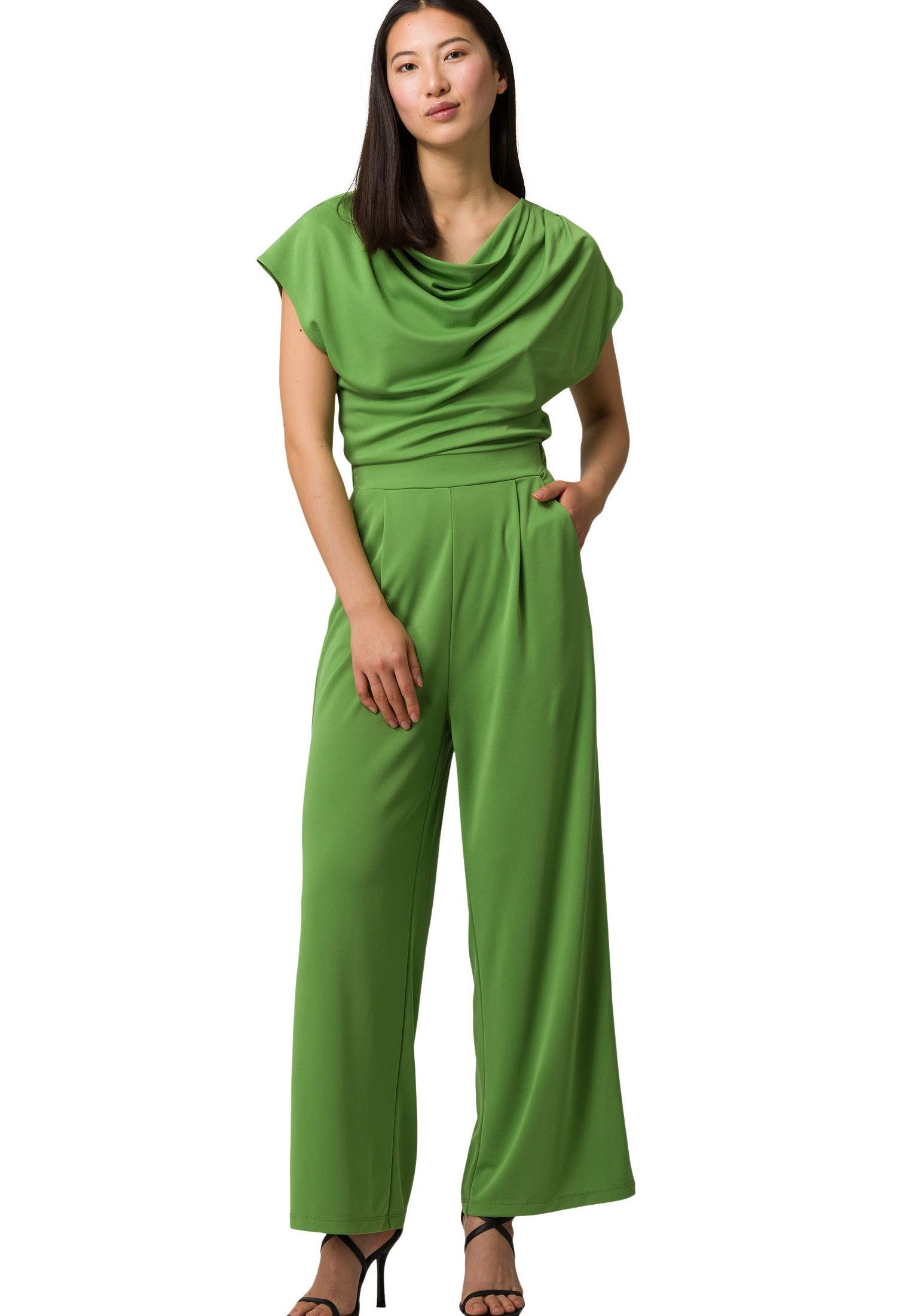 Zero Jumpsuit mit Wasserfallausschnitt (1-tlg) drapiert /gerafft