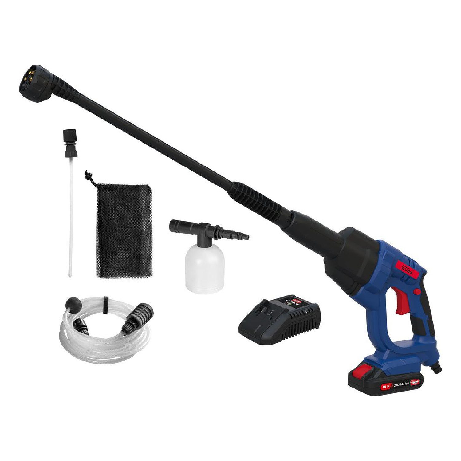 Güde Akku-Druckreiniger Akku Druckreiniger DR 18-201-23, (Komplett-Set)
