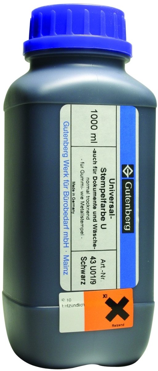 Stempel Stempelfarbe Universal 1l schwarz