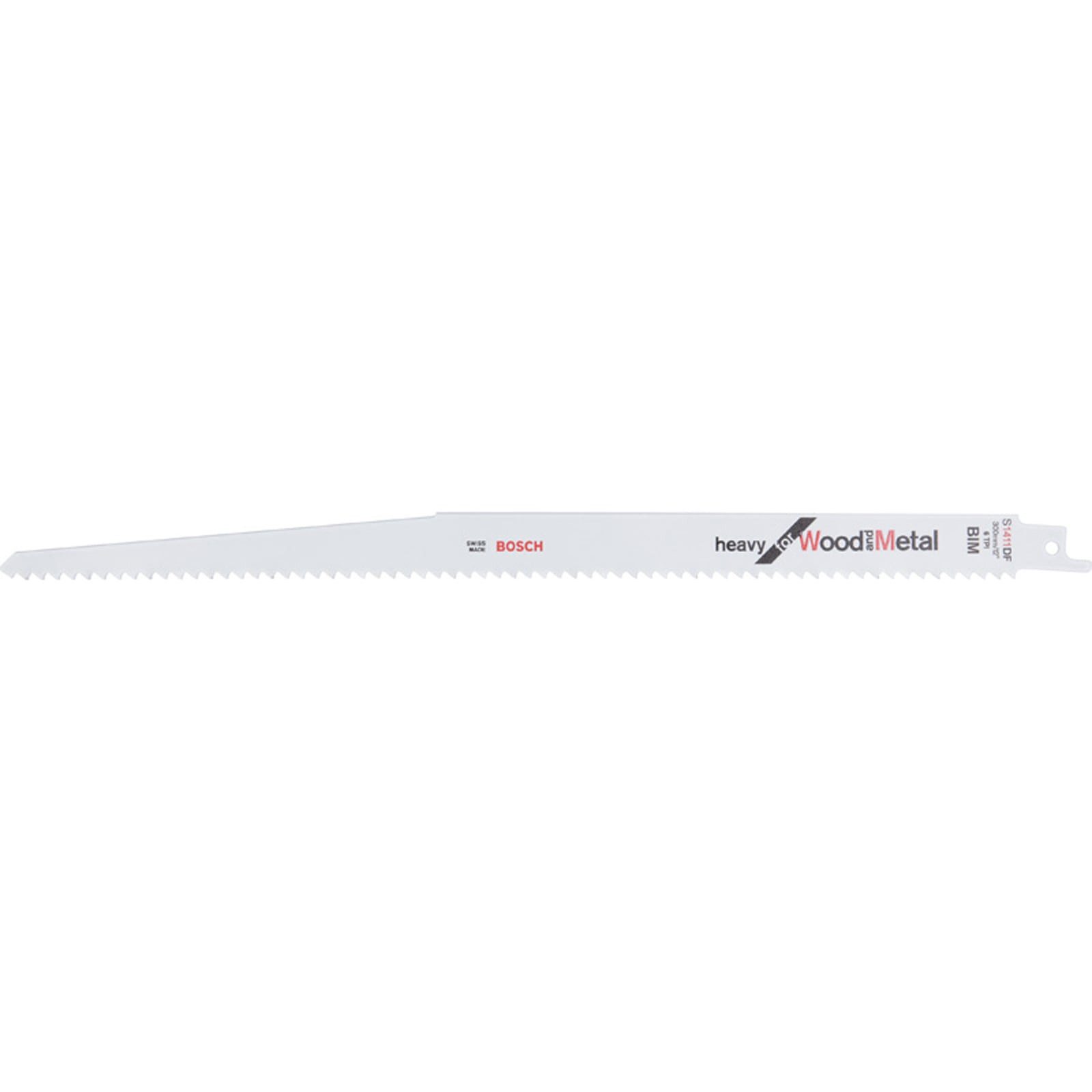 BOSCH Säbelsägeblatt Bosch Säbelsägeblatt Bimetall S 1411 DF Heavy for Wood and Metal - 260