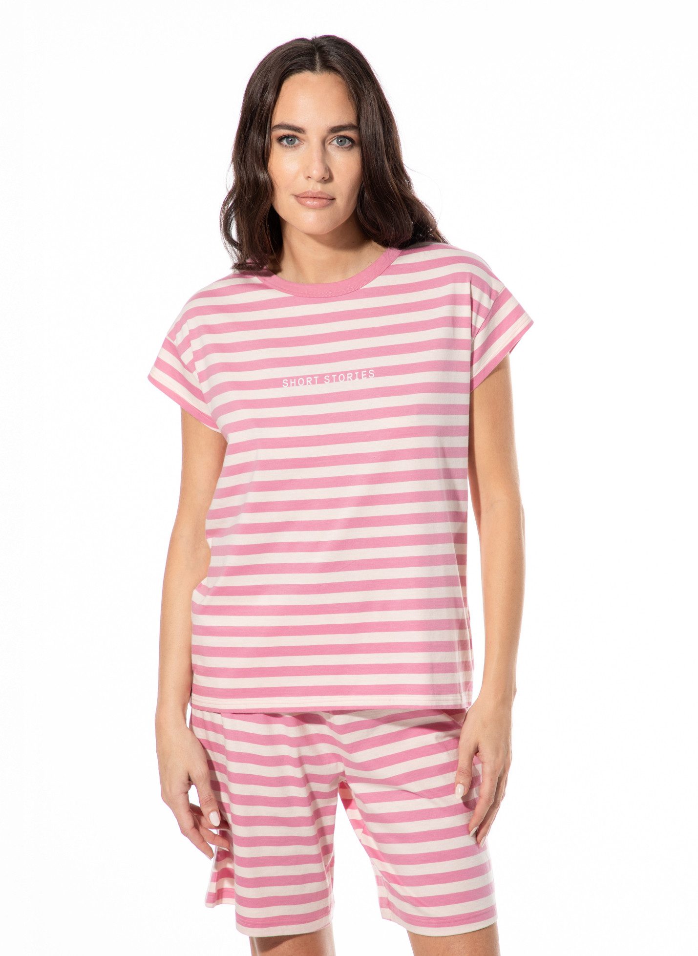 Short Stories T-Shirt SHORT STORIES 622097 Ringelshirt rose shadow