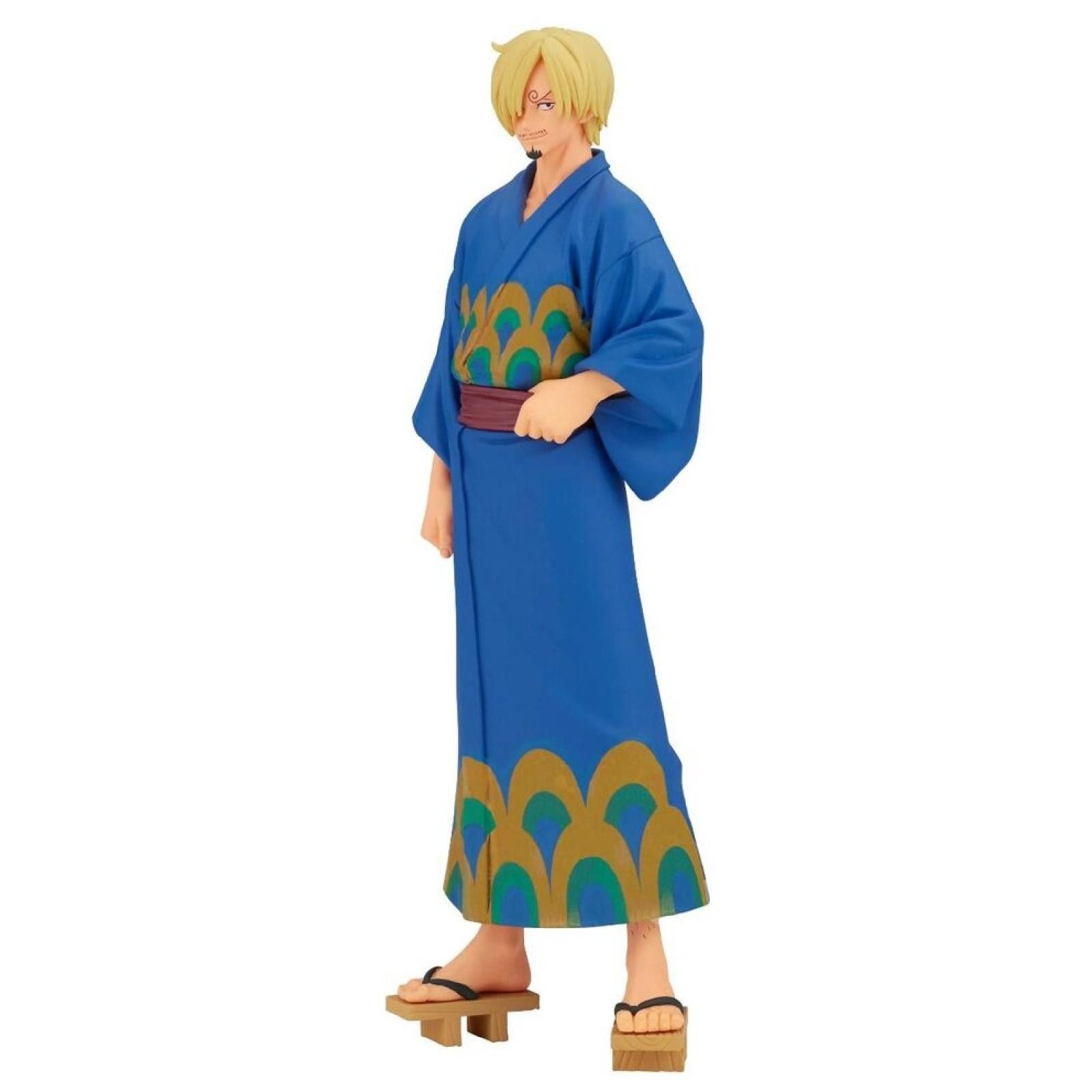 Banpresto Sammelfigur One Piece Grandline Series Wanokuni Yukata Silvers Sanji Figur 17cm