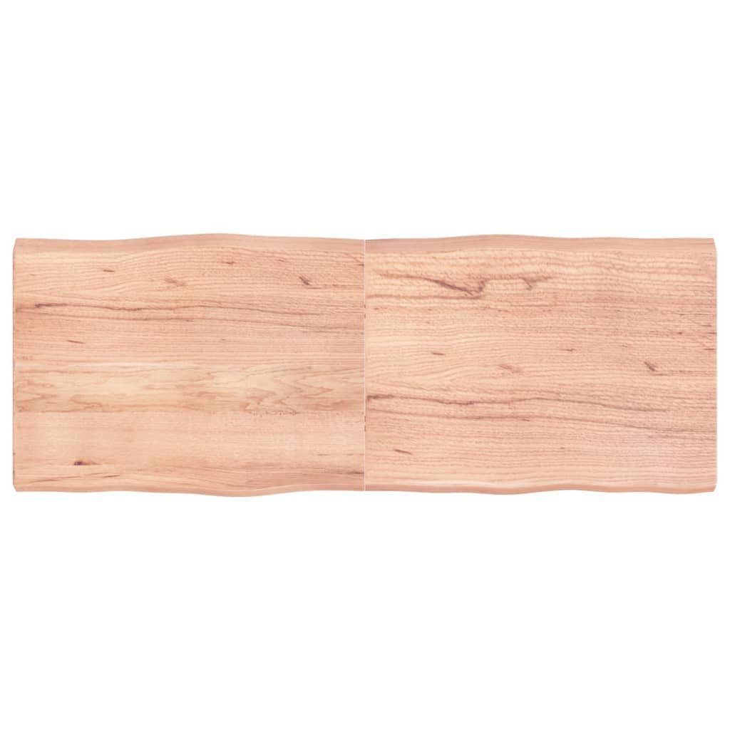 furnicato Tischplatte 160x60x(2-6) cm Massivholz Behandelt Baumkante (1 St)