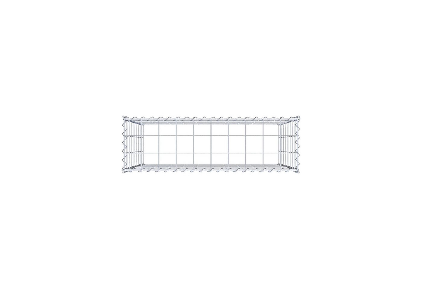 Thumbnail - Gabiona Gabionenzaun Anbaugabione Typ 3 100 cm x 90 cm x 30 cm (L x H x T), Maschenweite, (Anbaugabione Typ 3 100 cm x 9...