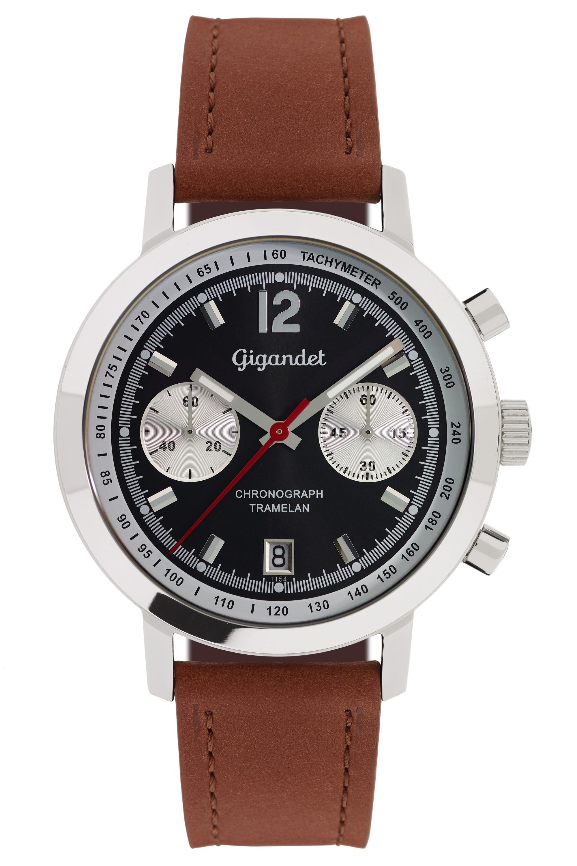 Chronograph Armbanduhr, Herrenuhr, Sportuhr, 43mm, TRAMELAN G10-006