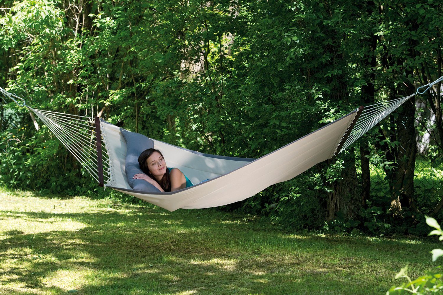 Amazonas Stabhängematte American Dream Sand XL: Stil und Komfort, bis zu 2 Personen