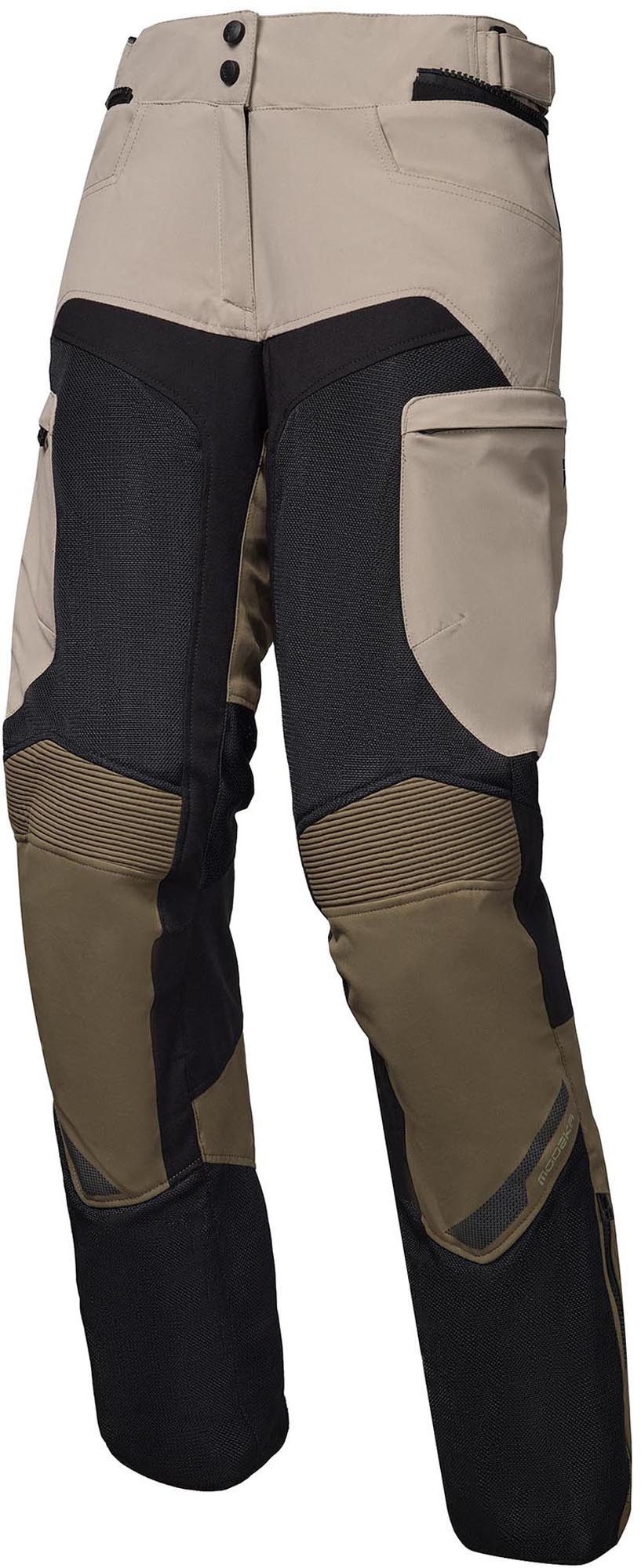 Modeka Motorradhose Khao Air II wasserdichte Damen Motorrad Textilhose Knieprotektoren enthalten,herausnehmbare Membrane,wasserdicht