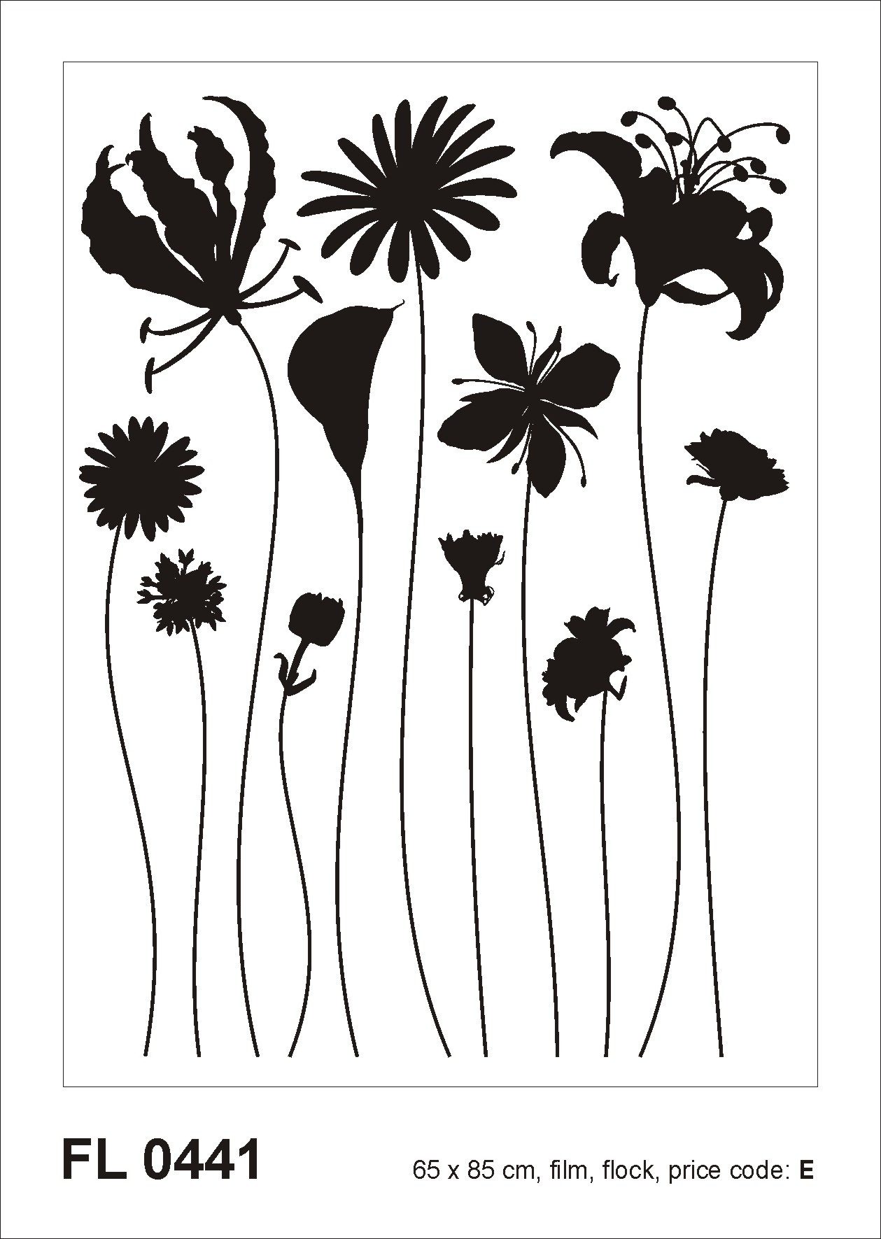 Sanders & Sanders Wandtattoo Blumen