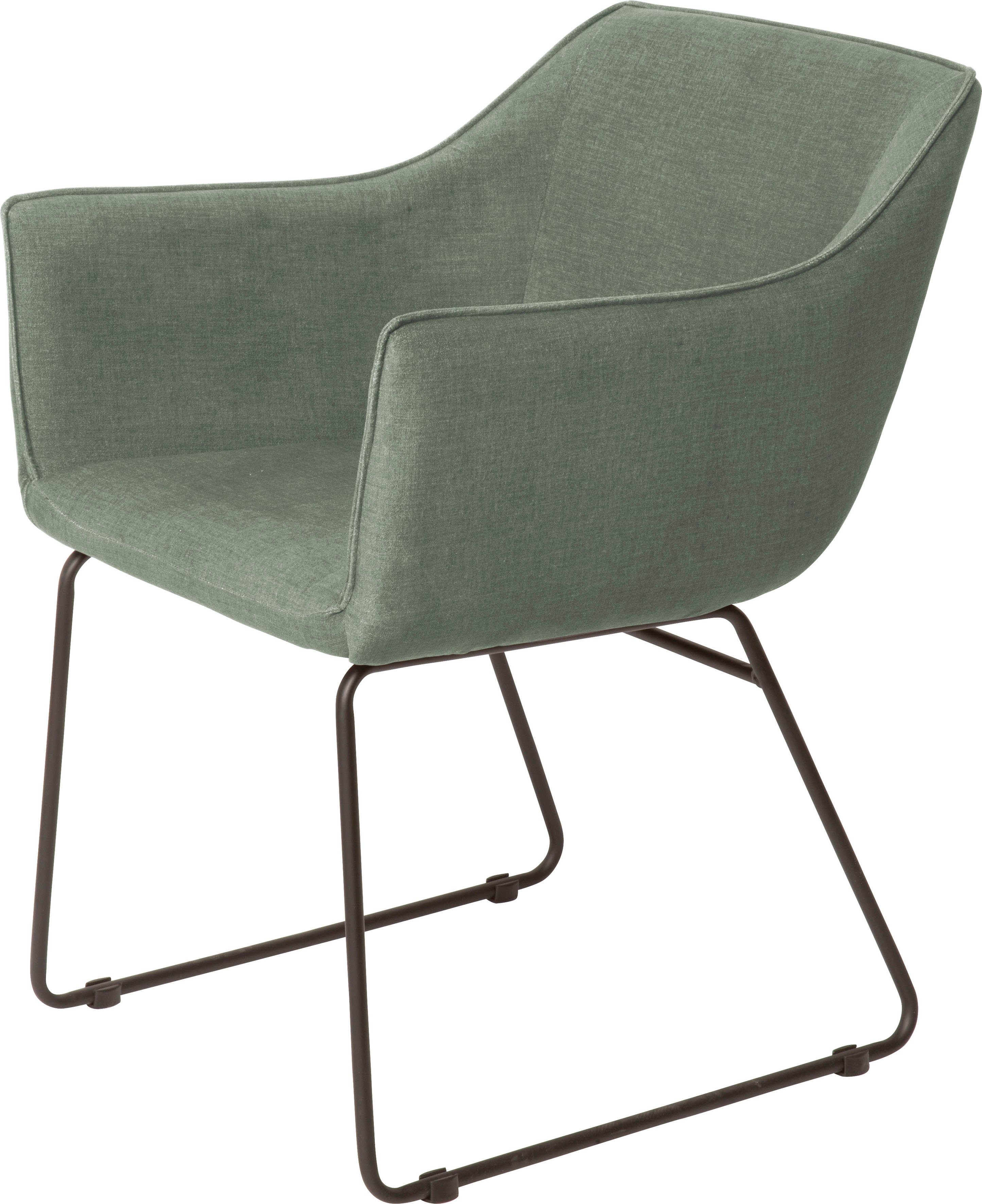 TOM St), Schalensessel Schalenstuhl TAILOR T-VELVET ARMCHAIR (Set, HOME dunklem mit 2 Schicker Metallgestell